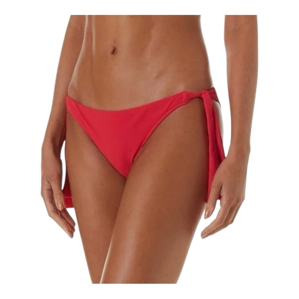 Melissa Odabash Rome Red Pique Bikini Bottoms NWT